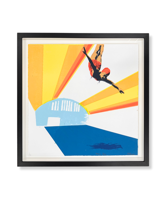 Morning Dip 11/20 framed