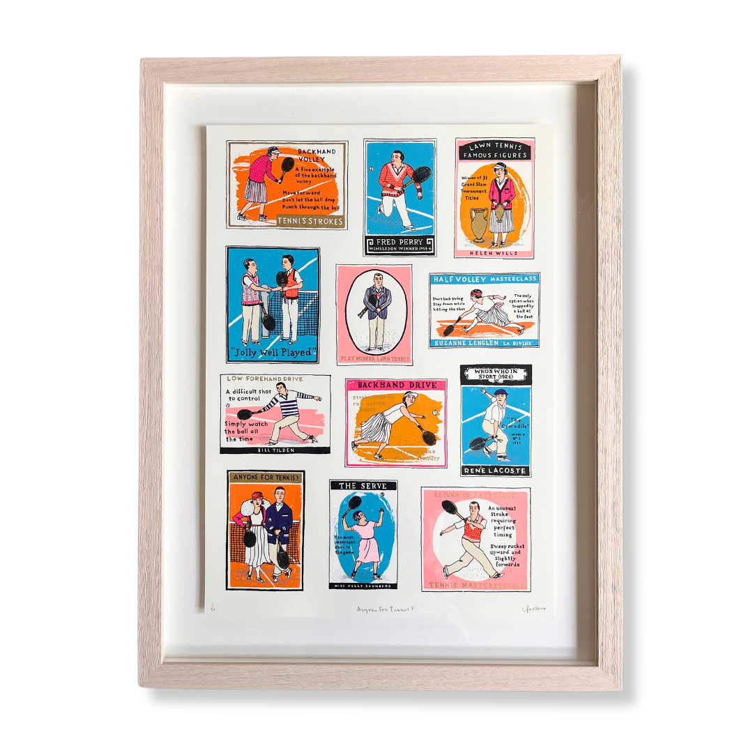 Anyone For Tennis? 1/50 Framed
