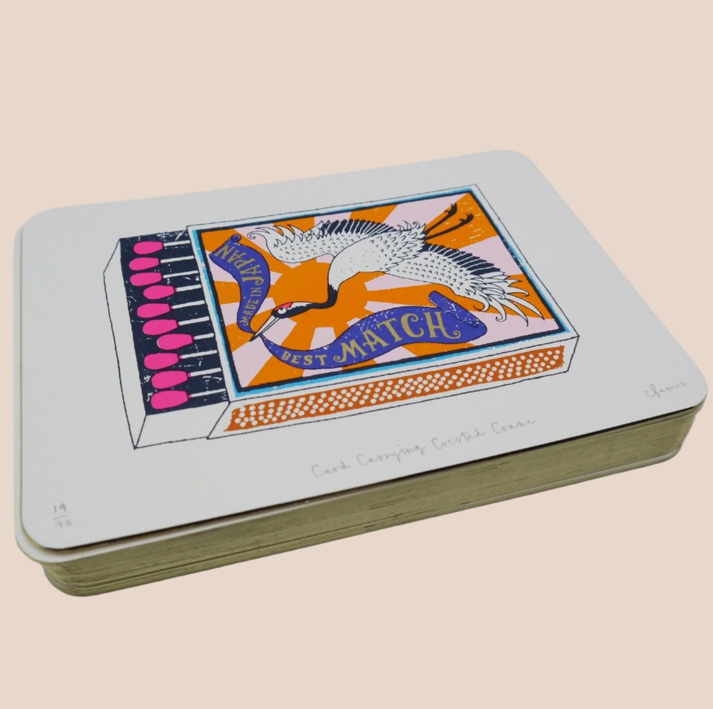 Card Carrying Crested Crane