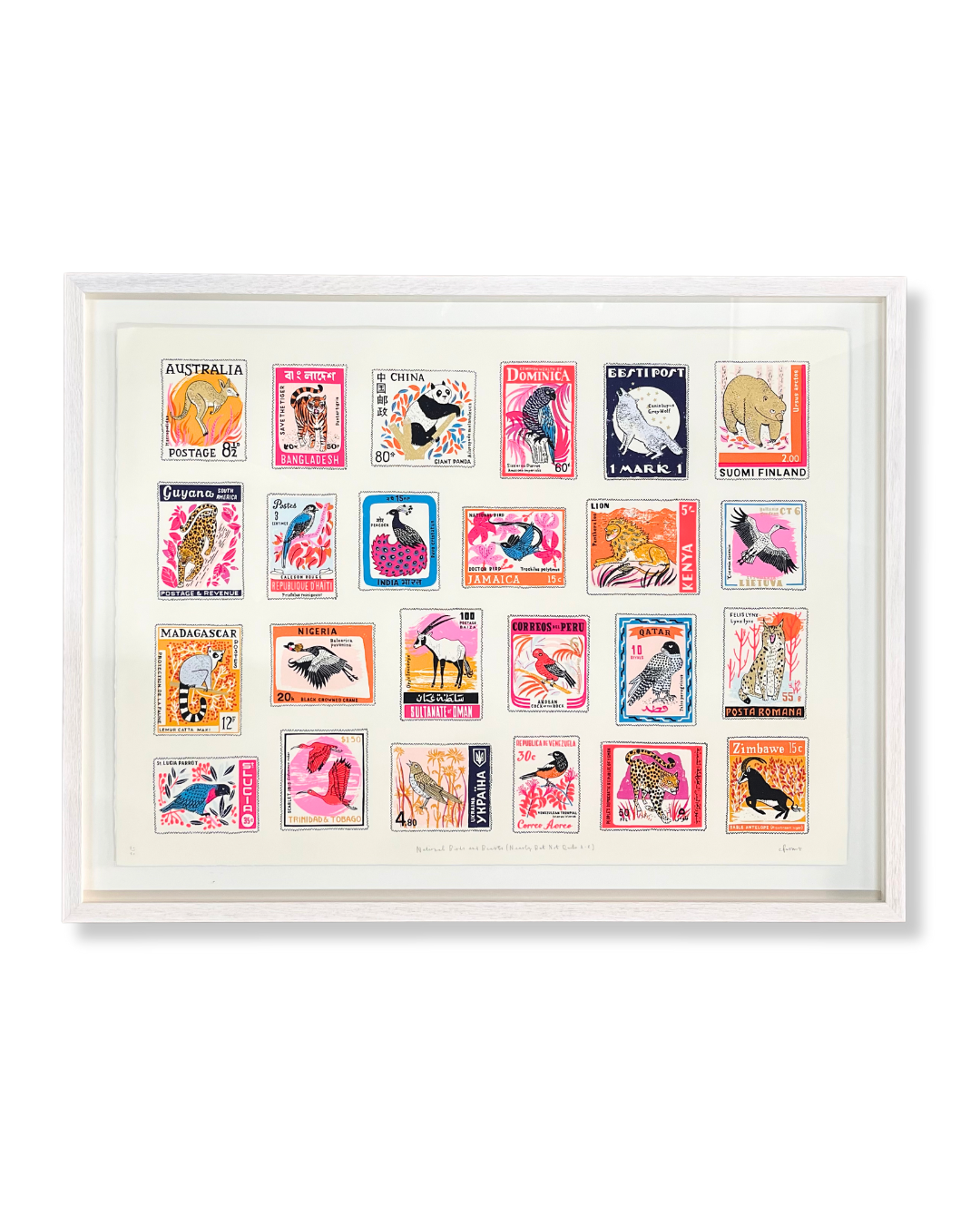 National Birds and Beasts 20/50 (framed)