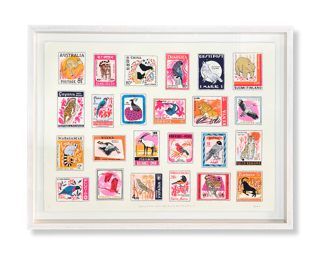 National Birds and Beasts 20/50 (framed)