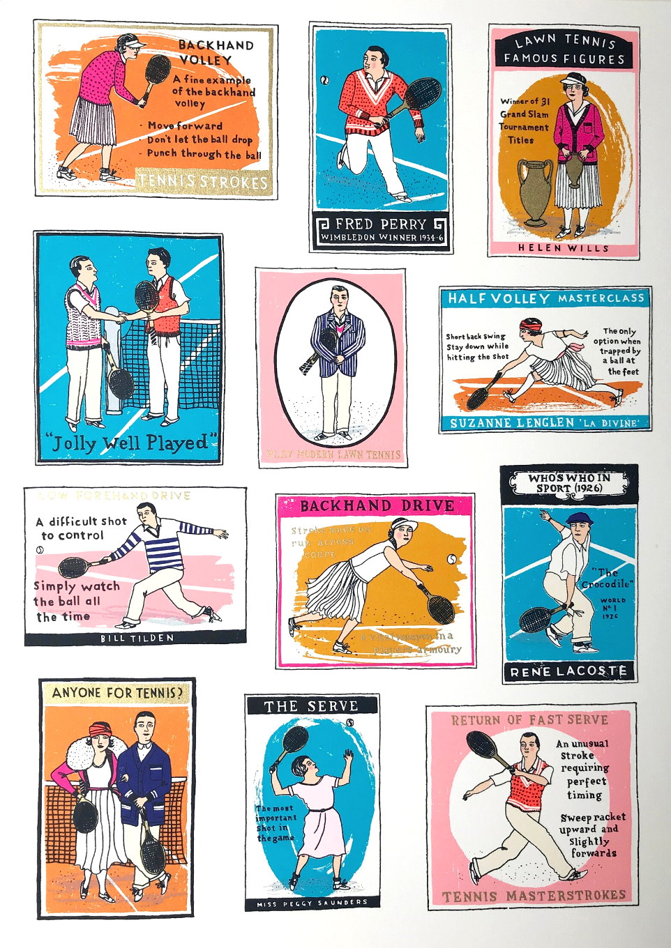 Anyone For Tennis? 1/50 Framed