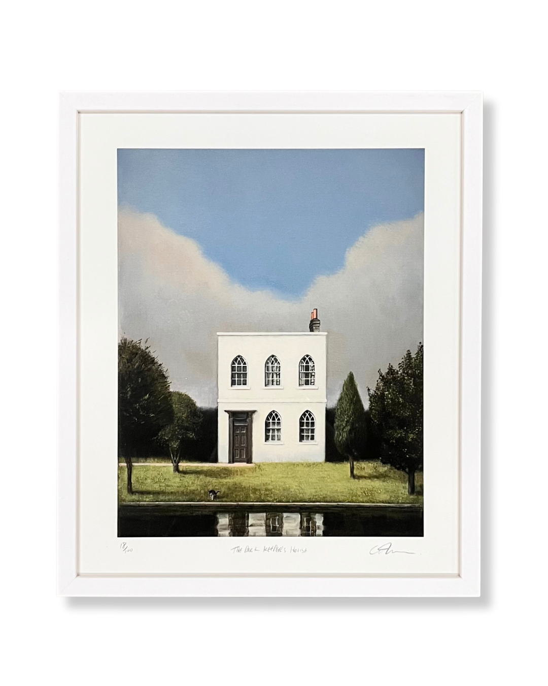 The Park Keeper's House 18/100 framed