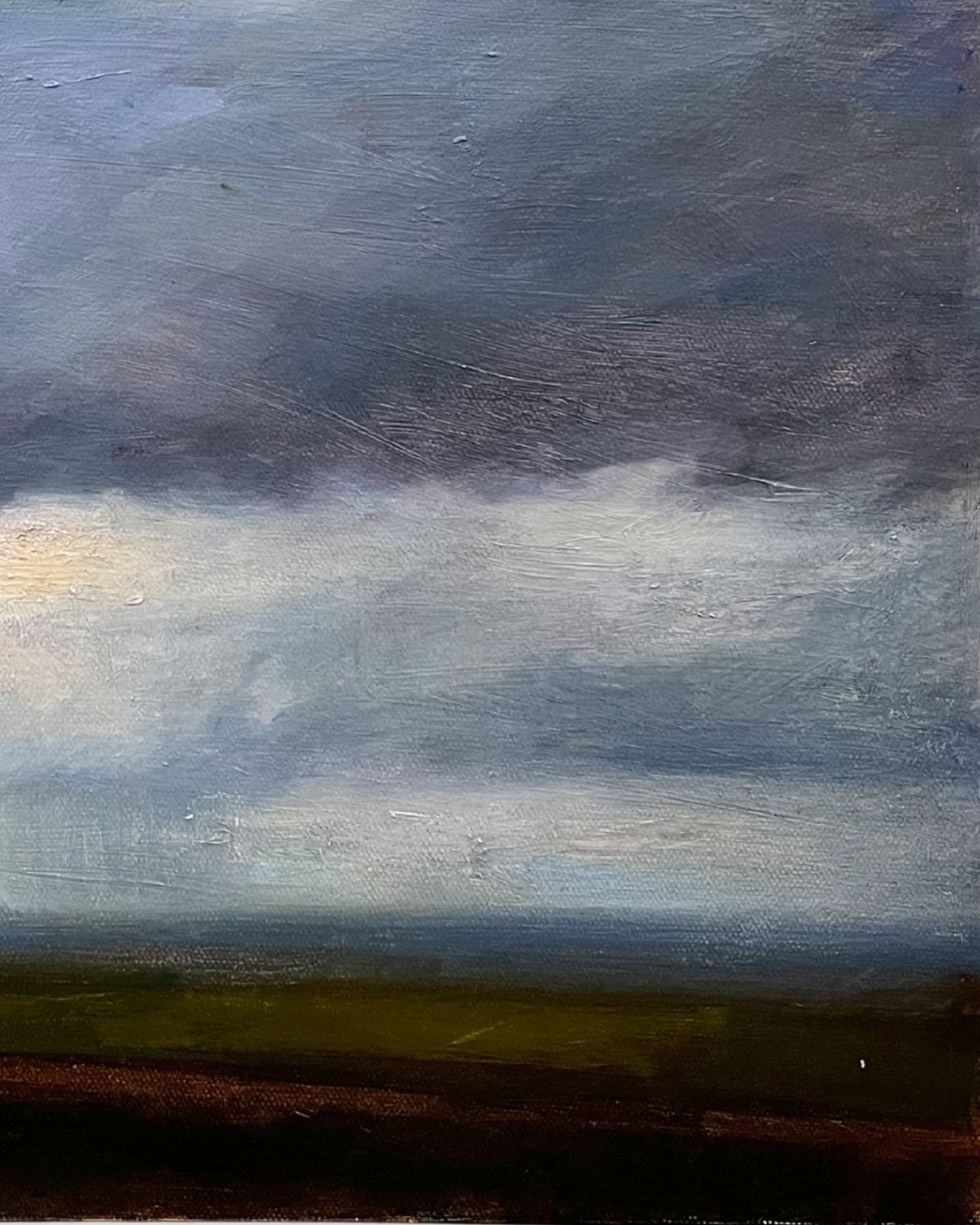 Rain Cloud Over Eastney Beach