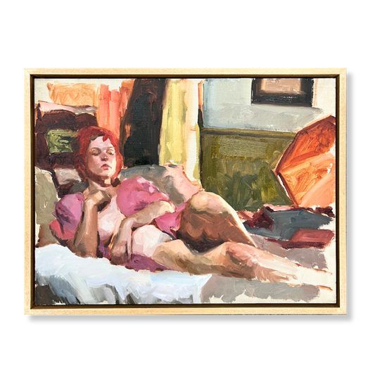 Morning Sun, Pink Robe