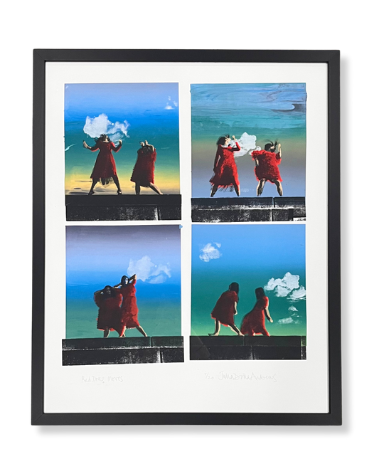 Red Dress Moves 2/20 framed