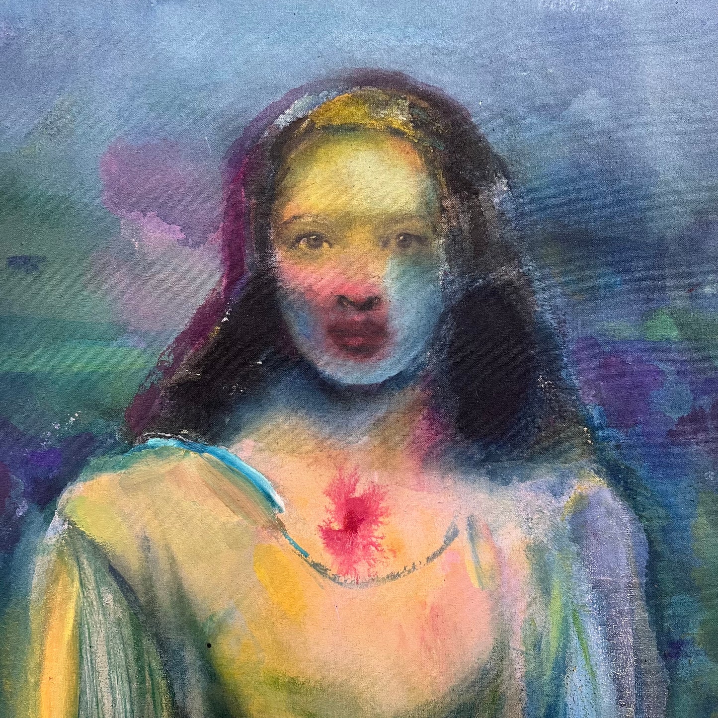 Woman in Yellow Dress