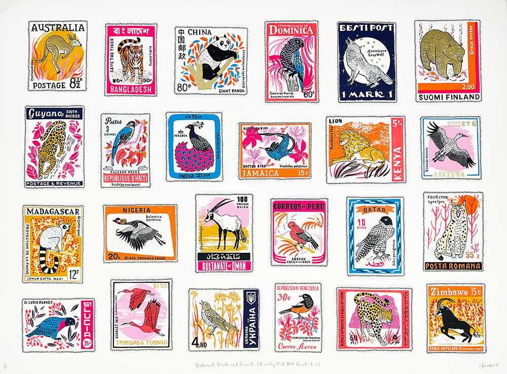 National Birds and Beasts 20/50 (framed)