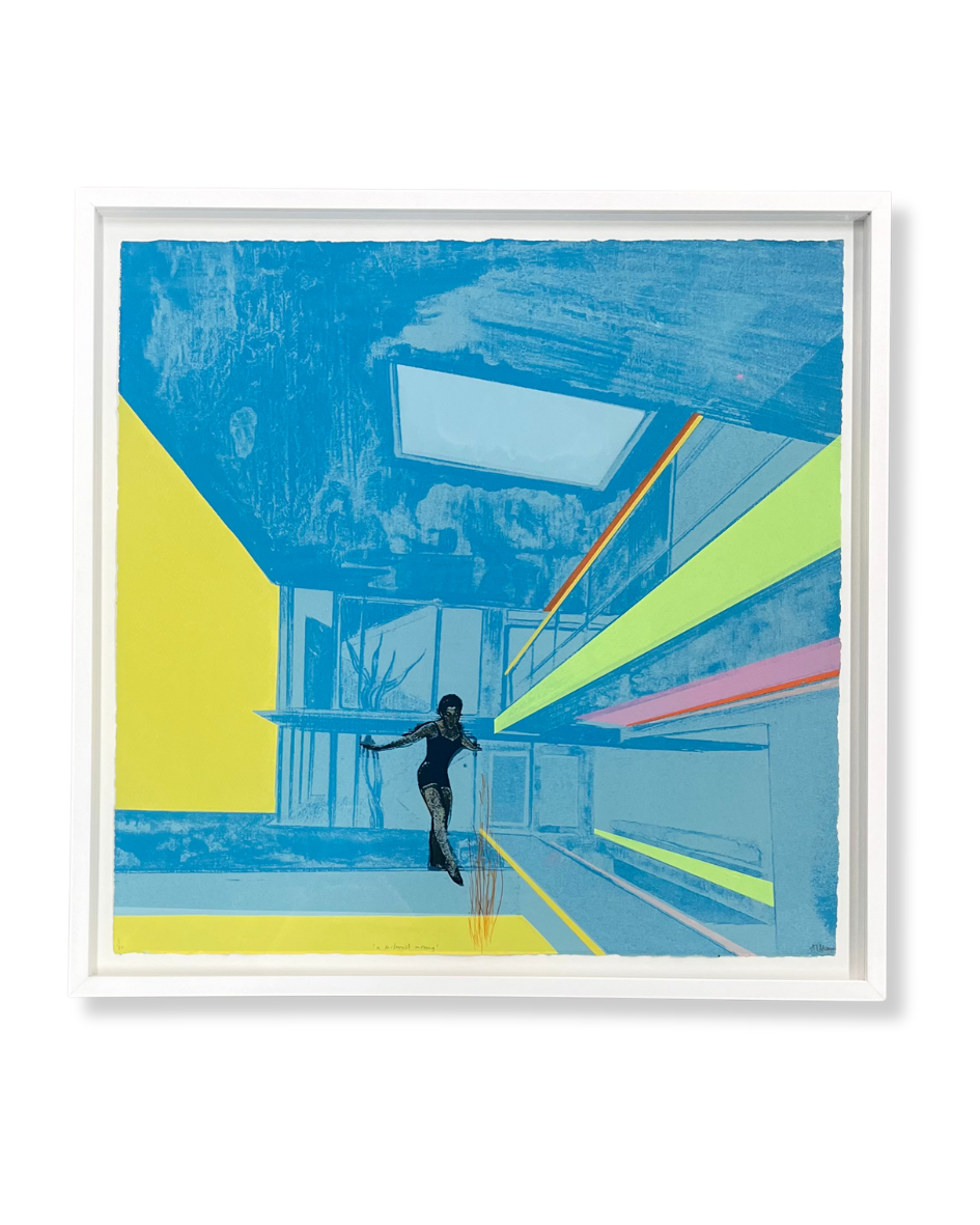 Anna Marrow 'A Modernist Morning' | Dynamic Diver Screen Print by Anna Marrow ...