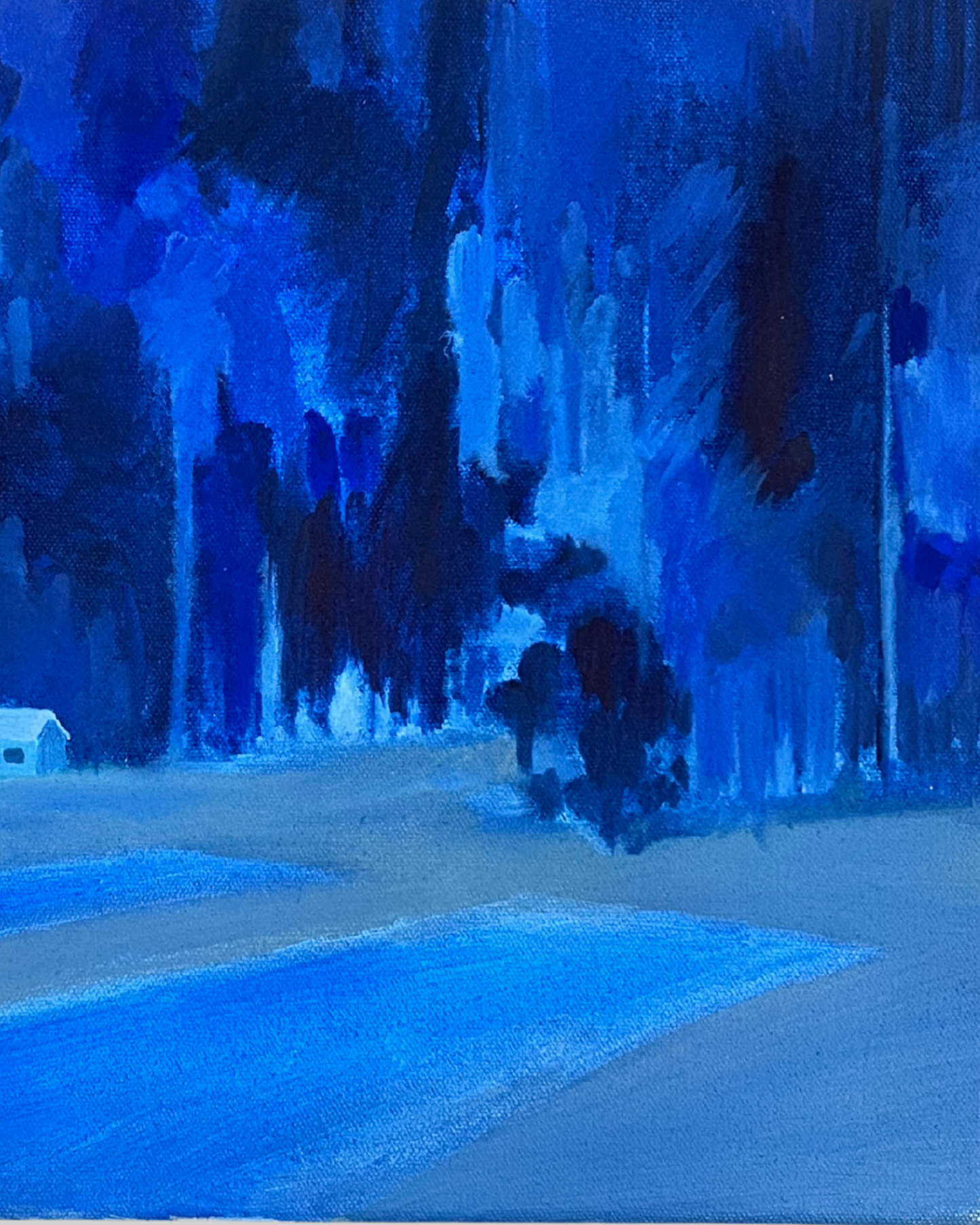 Deep Blue Woods
