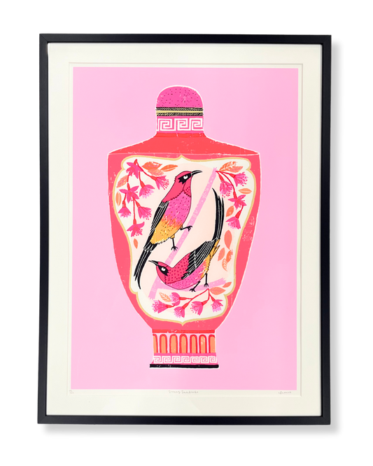 Sunny Sunbirds 17/100 (framed)