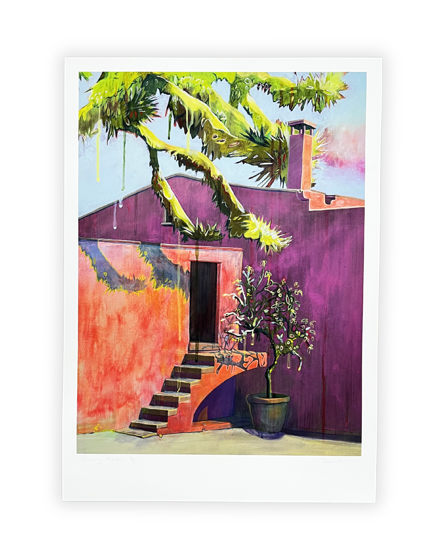 Uncanny Abode limited edition print (hand-embellished)