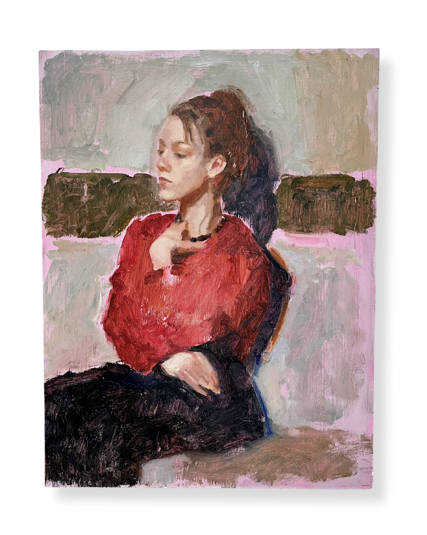 Agnes in Red Blouse