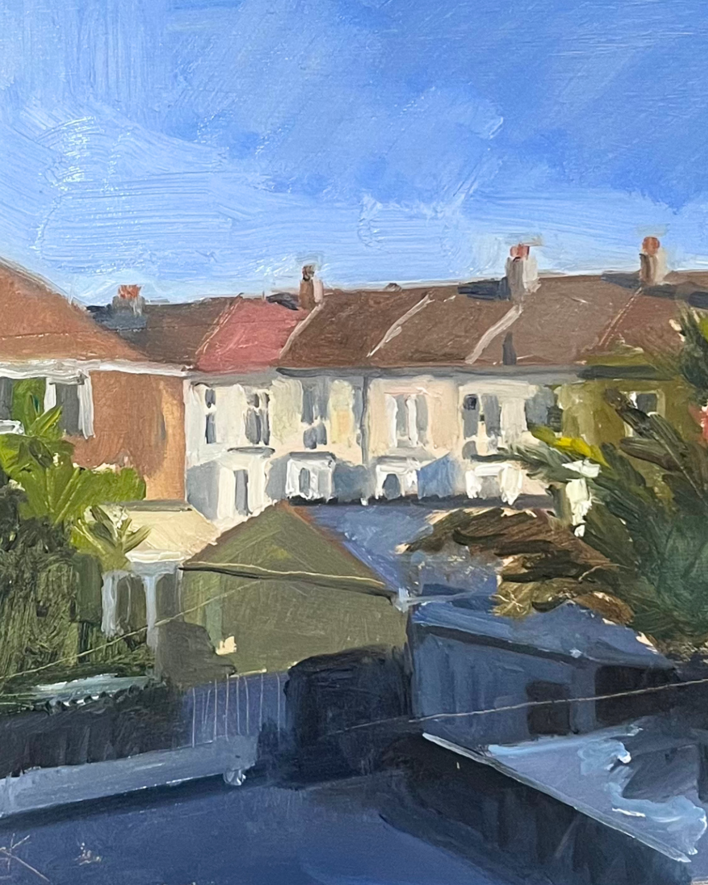 Backyard, Blue Sky