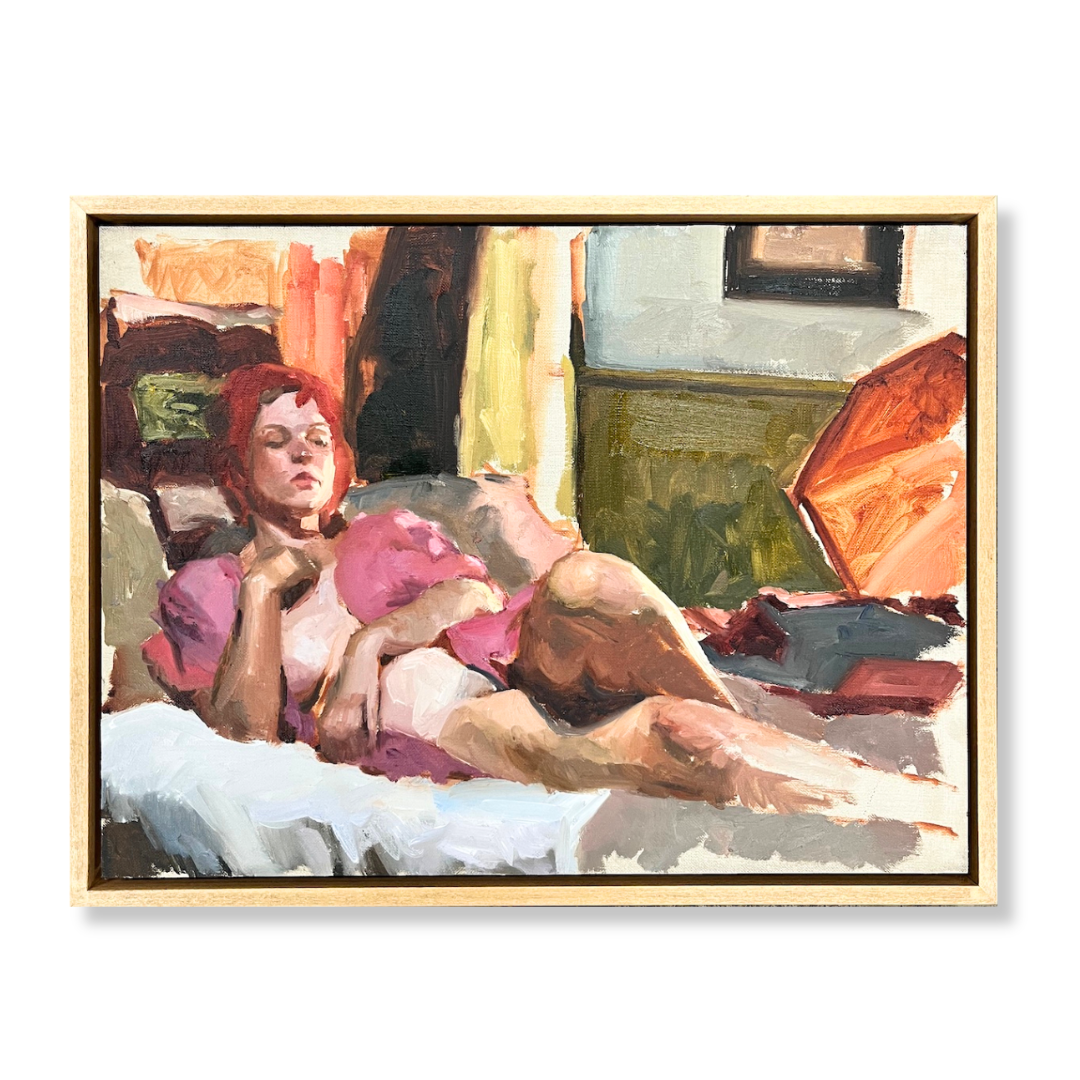 Morning Sun, Pink Robe