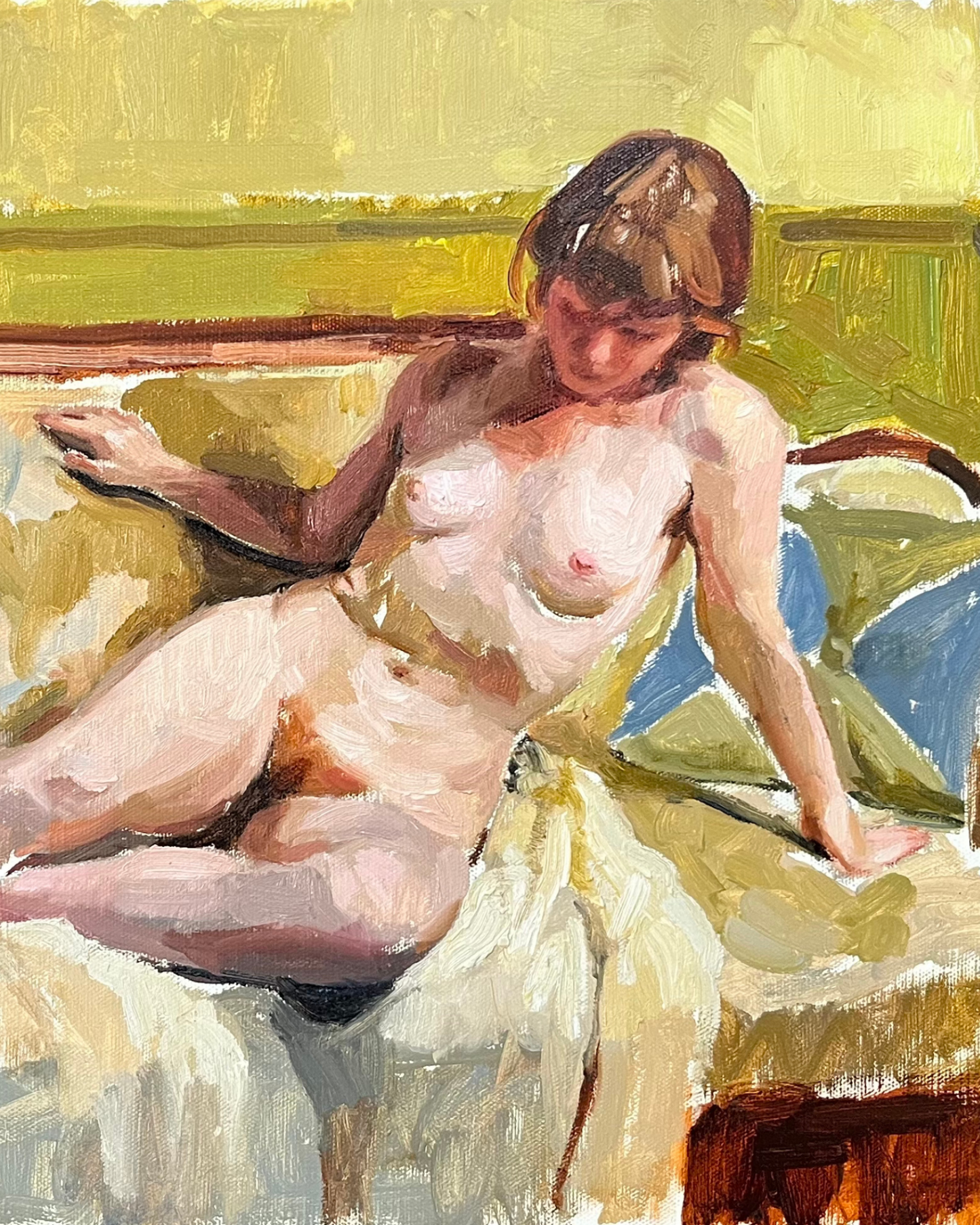 Nude on Sunny Chaise