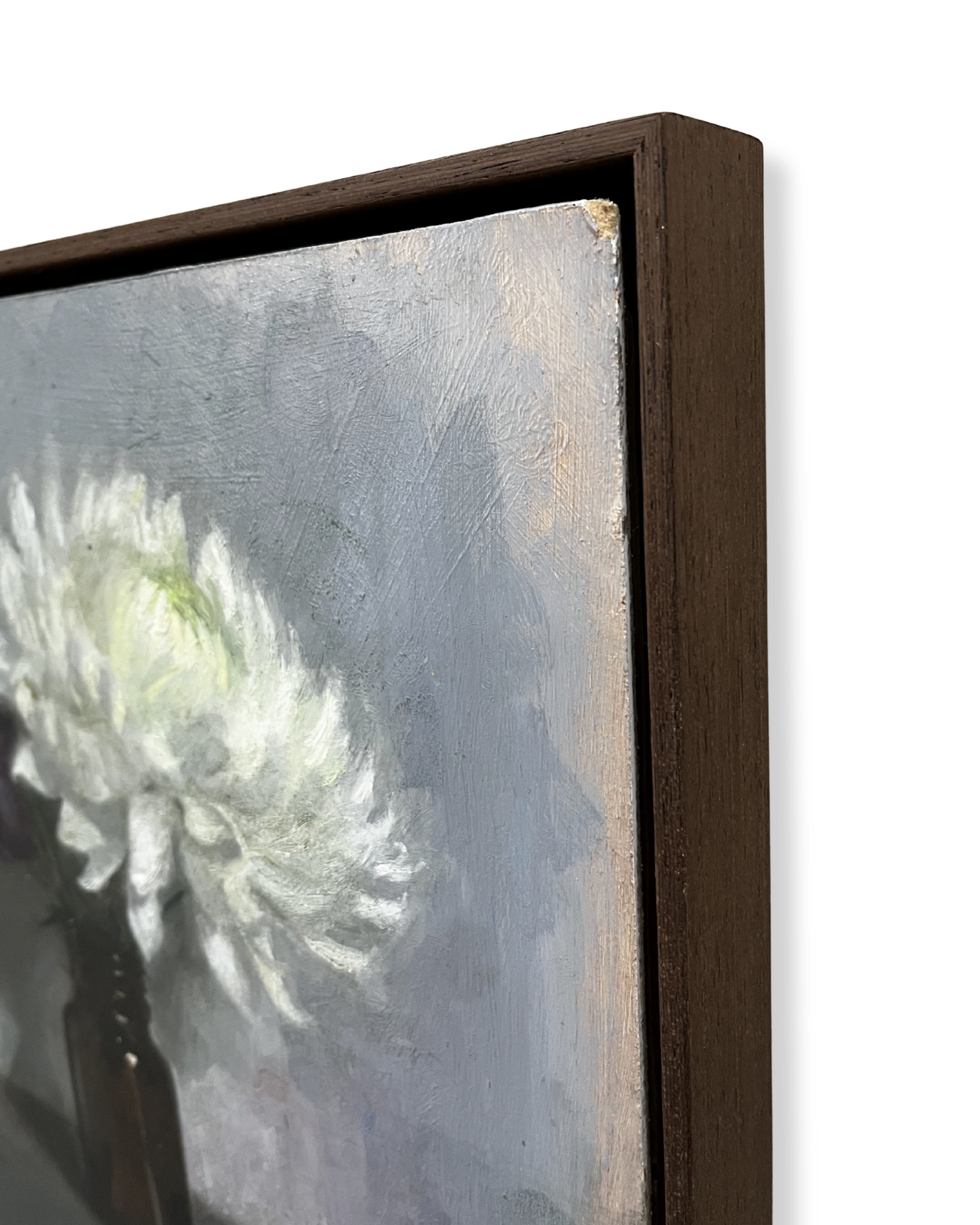 Chrysanthemum in Brown Jar