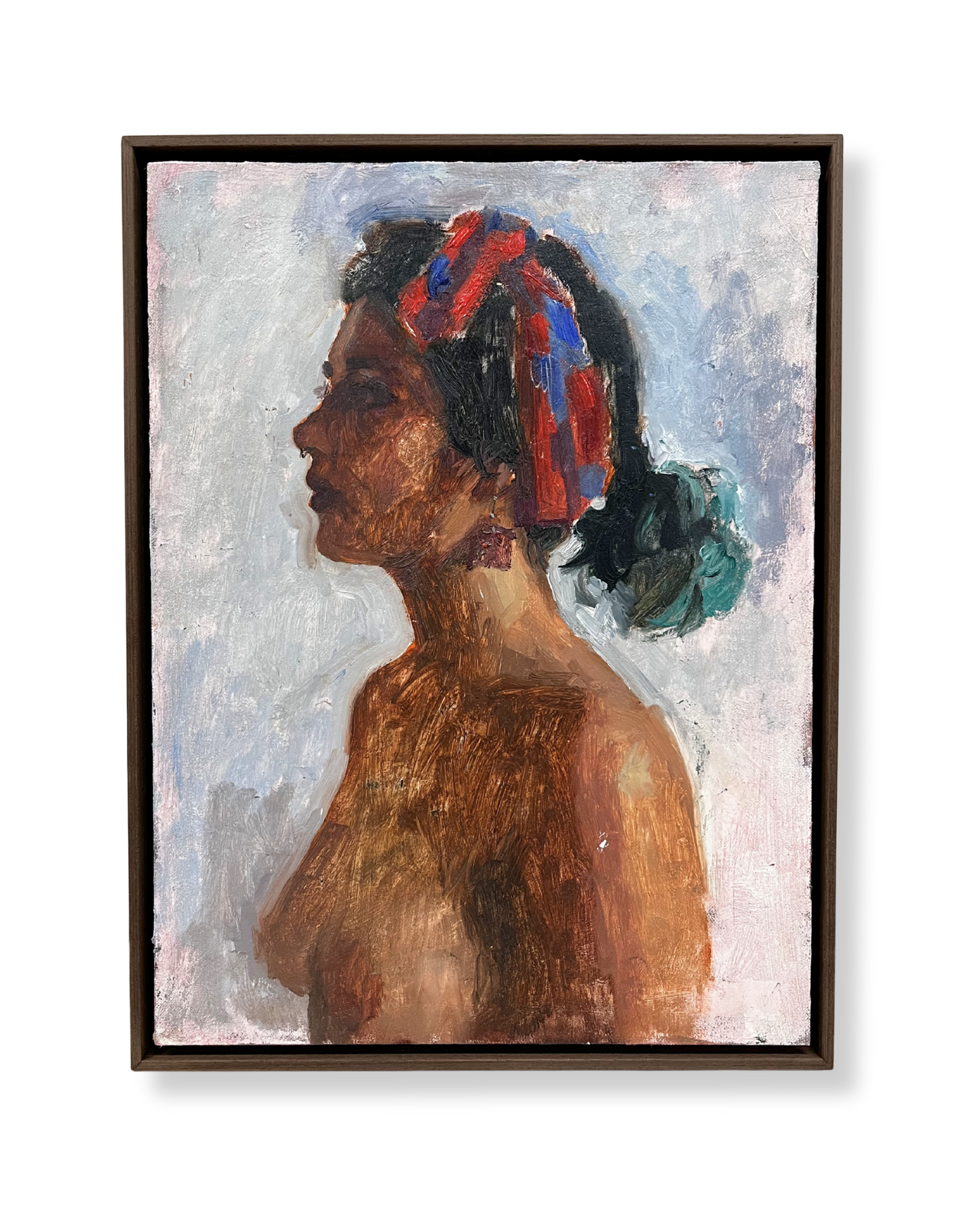 Ignes with Red Head Scarf