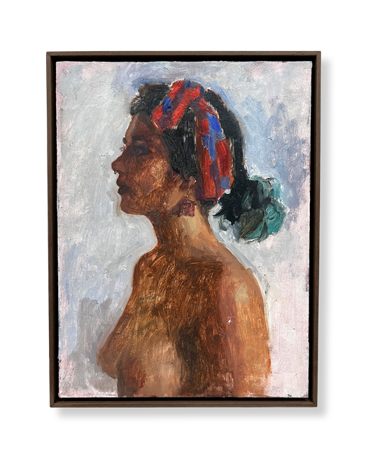 Ignes with Red Head Scarf