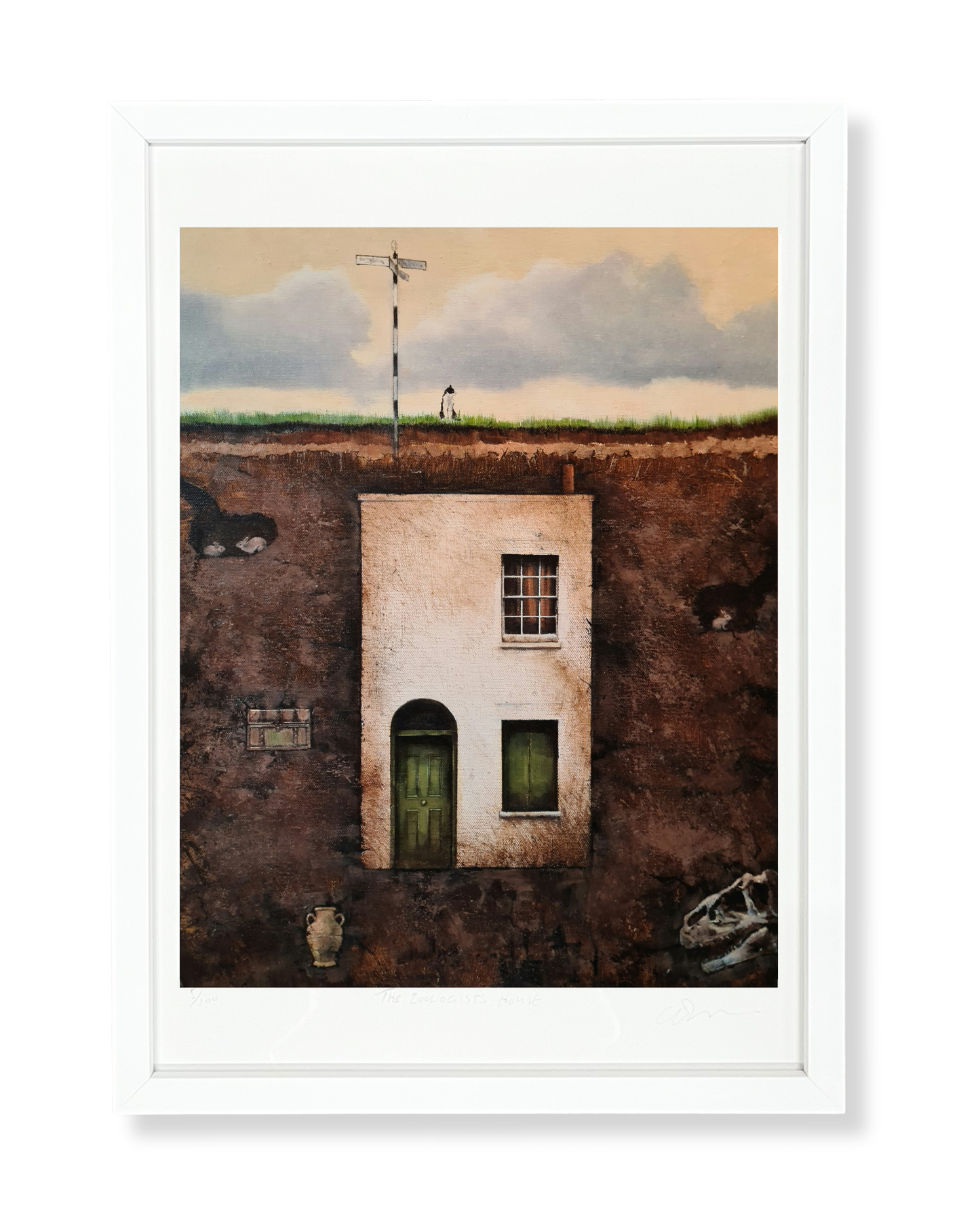 The Archaeologist's House limited edition print