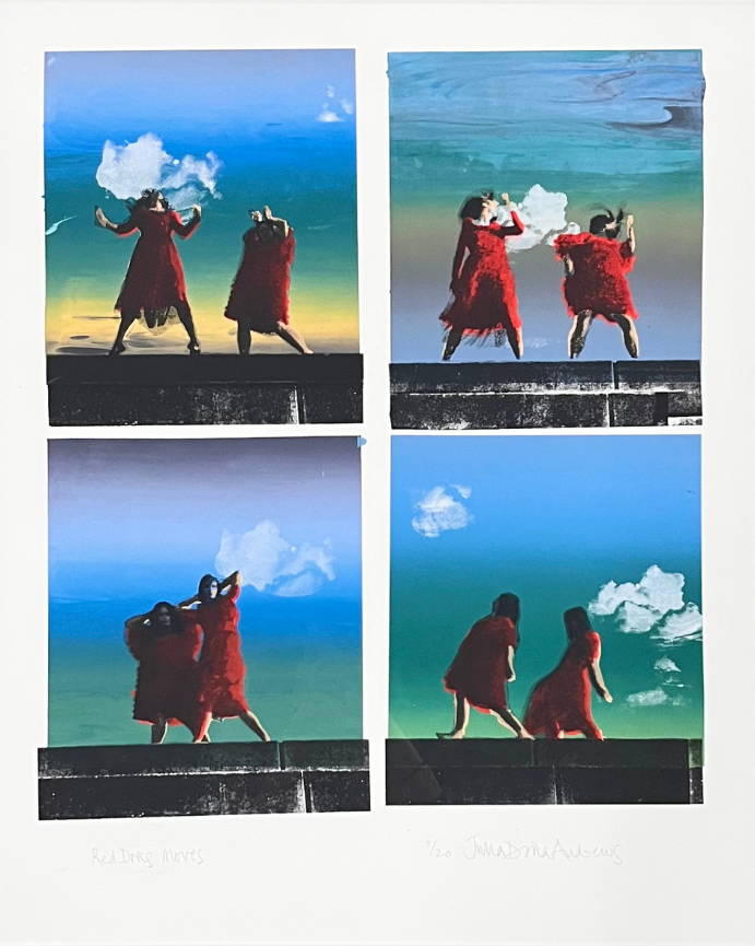 Red Dress Moves 2/20 framed