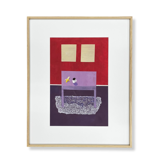 Still Life: Black Coffee and Banana