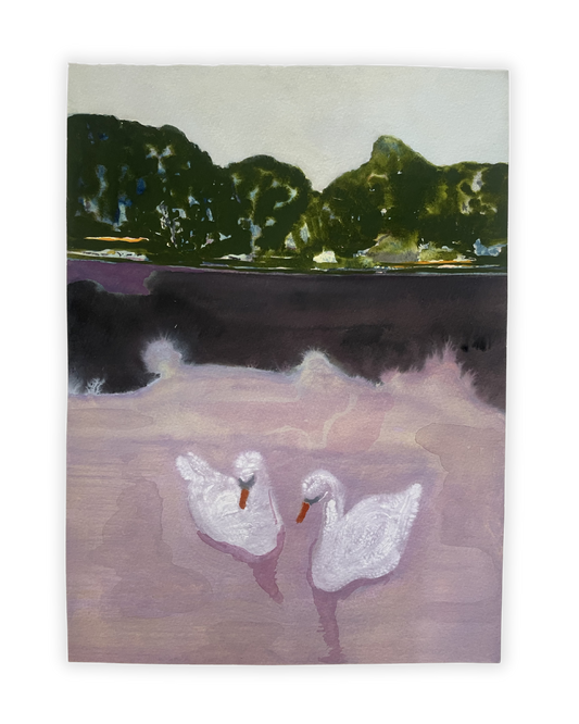 Holiday Swans III