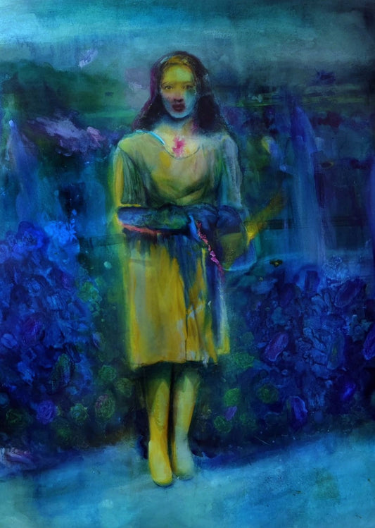 Woman in Yellow Dress