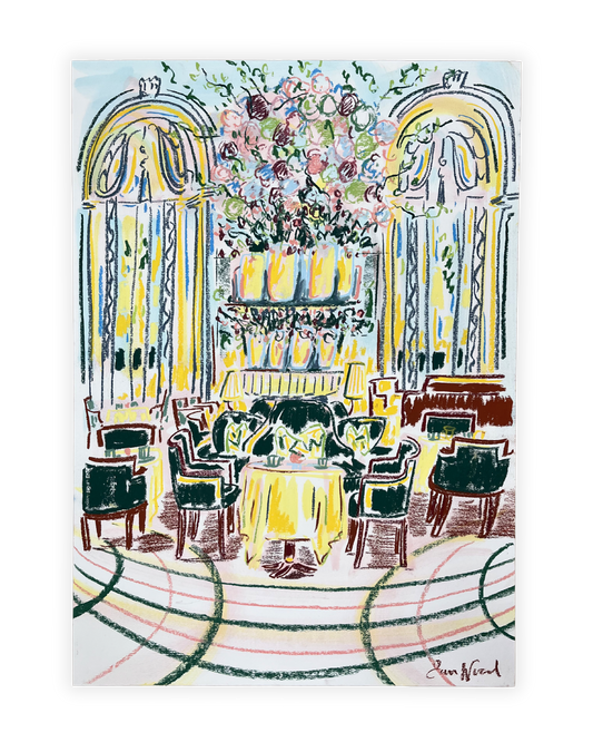 Flowers in the Foyer - Claridges