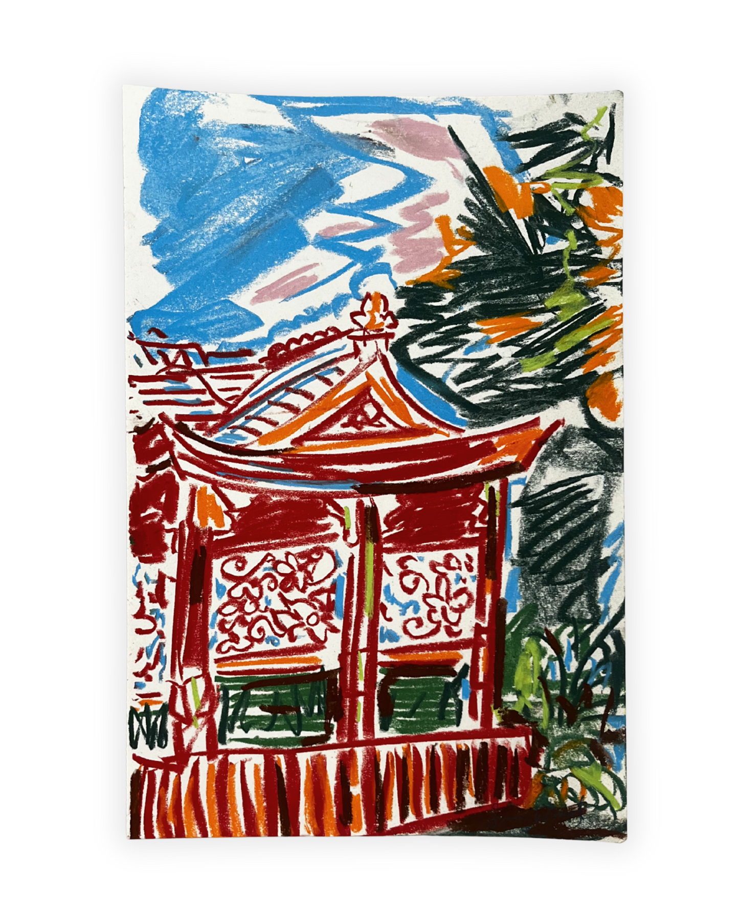 Study for Chokushi-Mon at Kew