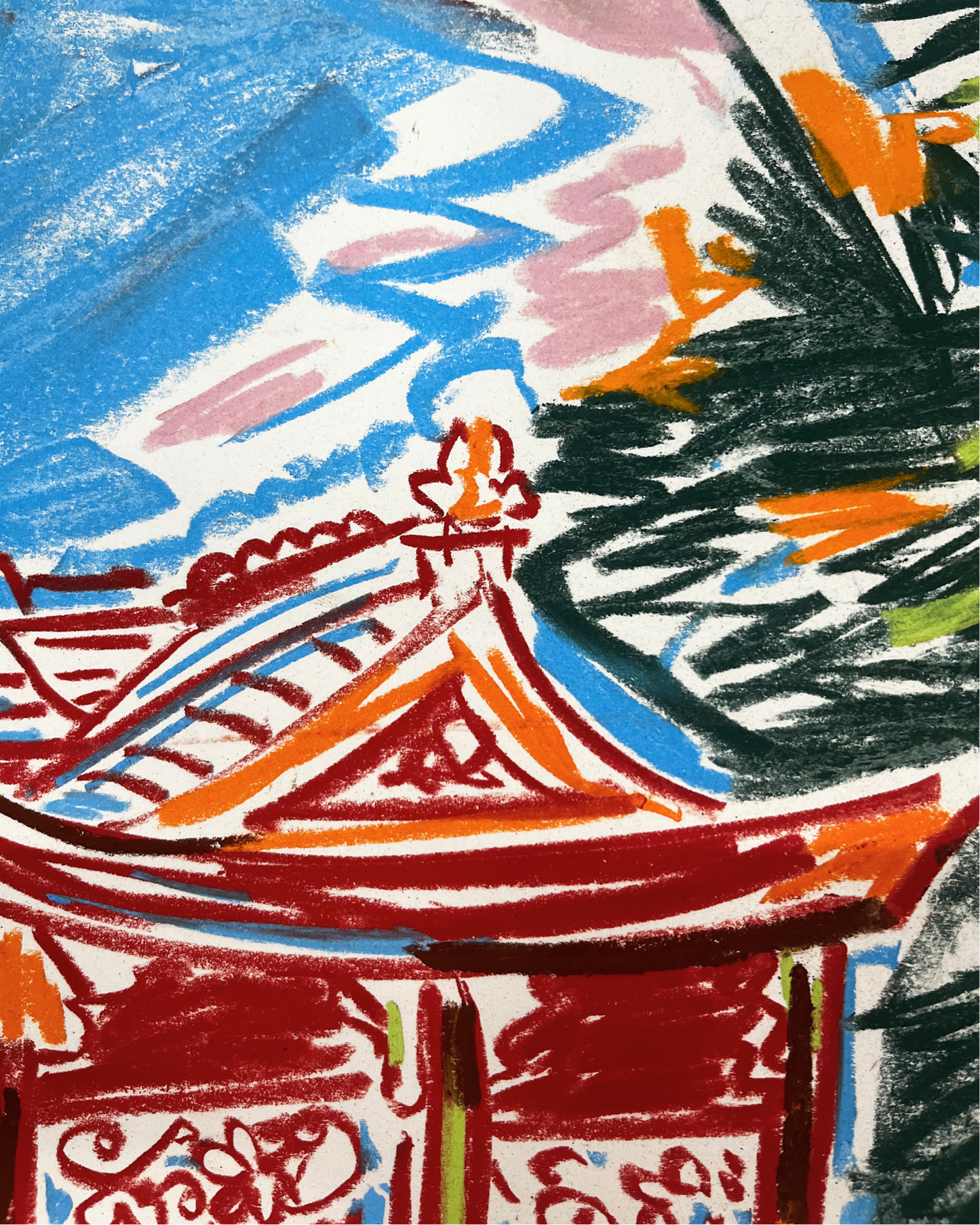 Study for Chokushi-Mon at Kew